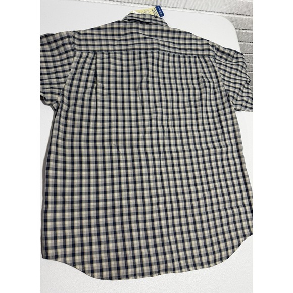 Columbia XCO Button Down Shirt Mens Medium Navy Plaid Long Sleeve Outdoor - Picture 7 of 10